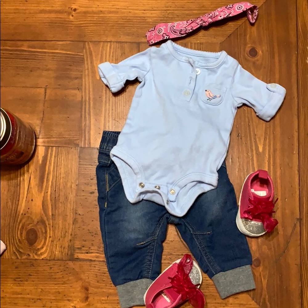 🎀Baby 3/4 sleeve onesie